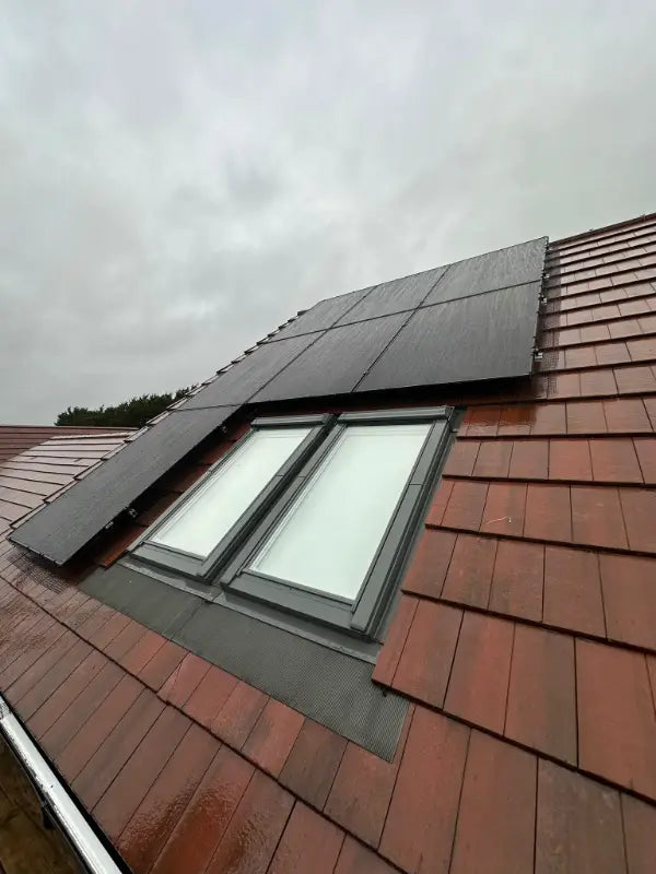 Panels fitted around roof windows
